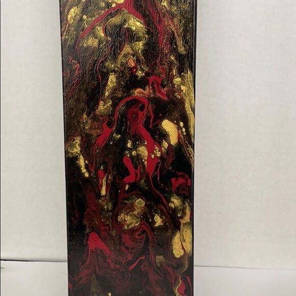 ROUGE EN MOUVEMENT’ ORIGINAL ACRYLIC ART by Susan - Picture 3 of 5